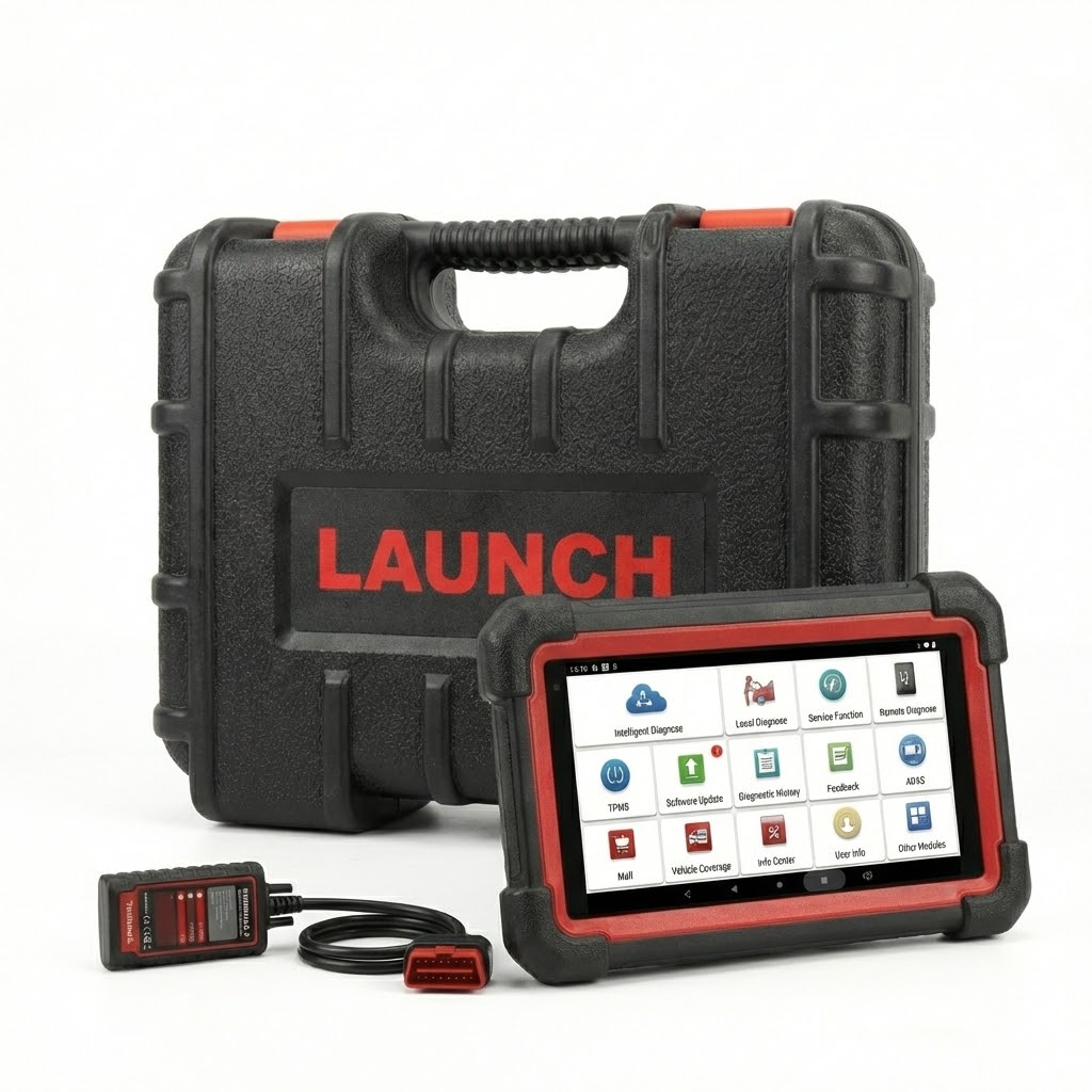 Diagnosegerät mit Launch-Tablet